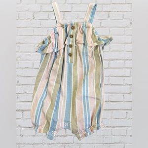 Carters Striped Romper, 6 months